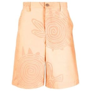 Short Jacquemus Shorts 235PA045 1396 7EE ORANGE