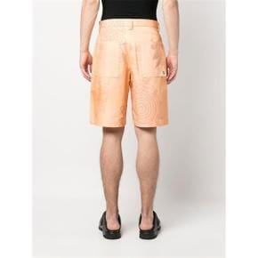 Short Jacquemus Shorts 235PA045 1396 7EE ORANGE