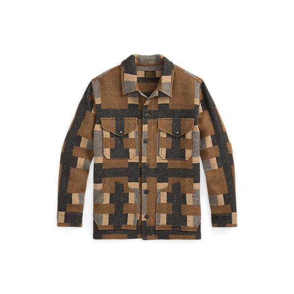 울 블렌드 자카드 셔츠 재킷(MNRROTW16020181400)