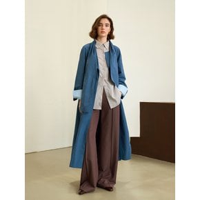 YY_Loose cotton trench coat