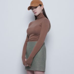 W25 uni warm warmer pola tee brown