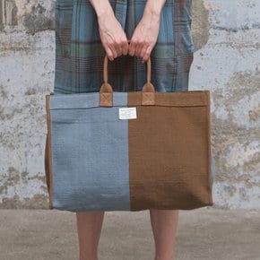 [모아몽] BAG N°39 BLOCK COFFEE/BLUE_SAC4403910