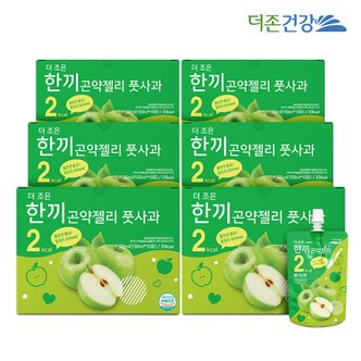 더존건강 한끼 곤약젤리 풋사과 150ml 10팩 6박스