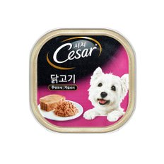 시저 강아지캔  닭고기 100g X 3개