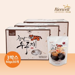 황동판에 구운 찹쌀누룽지60g*30개