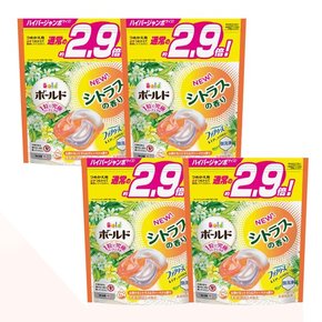 일본 캡슐 세탁 세제 4D젤볼 오렌지 시트러스 32개입 x 4팩