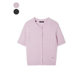 여성 반팔 버튼 가디건 RP2S06J2_P399736445