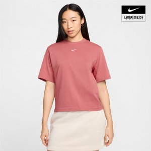 나이키 우먼스 나이키 스포츠웨어 에센셜 박시 티셔츠 NIKE DD1238-634