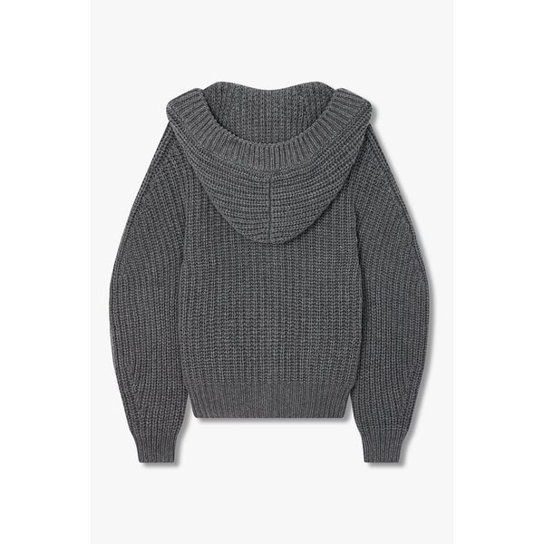 캐시미어 블렌드 후디드 가디건 2415307502000