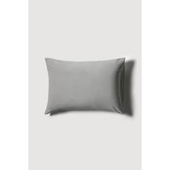 JAJU 밍크 플리스 배색 베개커버 70x50cm 그레이 J605404000381