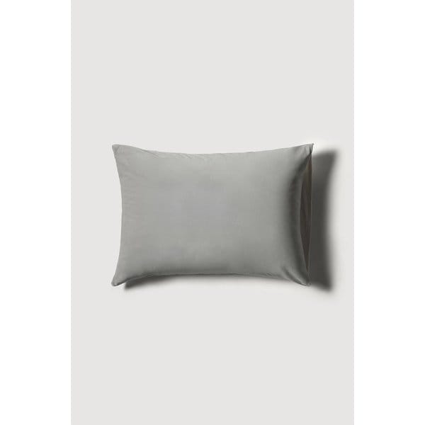 밍크 플리스 배색 베개커버 70x50cm 그레이 J605404000381