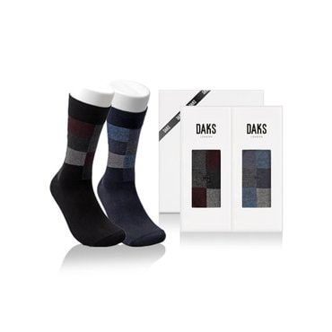 닥스 신사 면스판 투톤사각 2족세트 DK24806