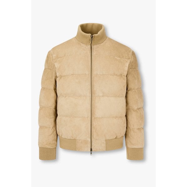 하이넥 스웨이드 다운 점퍼 4715310011011