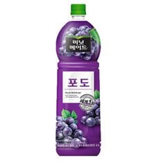 미닛메이드 포도 주스 1.5L X 1개입 쥬스 바코드X