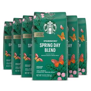 [해외직구]스타벅스 스프링데이 블렌드 그라운드 스벅커피 283g 6팩/ Starbucks Spring Day Blend Ground 10oz