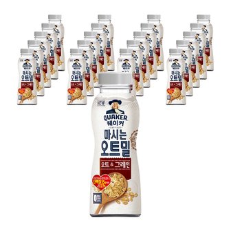 롯데제과 퀘이커 마시는 오트밀 오트&그레인 50g X20개