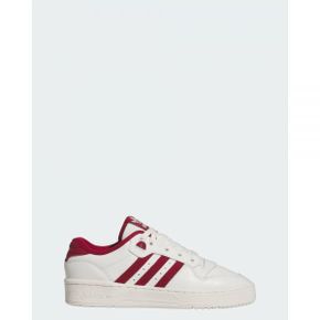 5222810 adidas Rivalry Low Shoes Mens - Core White / Team Victory Red Off