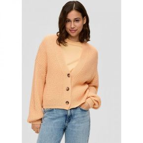 4346067 QS MIT V-AUSSCHNITT - Cardigan papaya