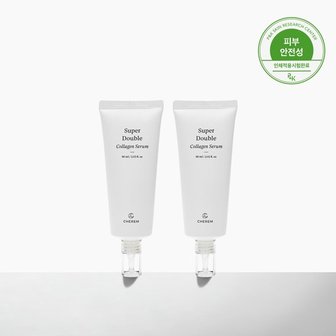 체르엠 슈퍼 더블 달팽이 콜라겐 탄력 세럼 60ml+60ml