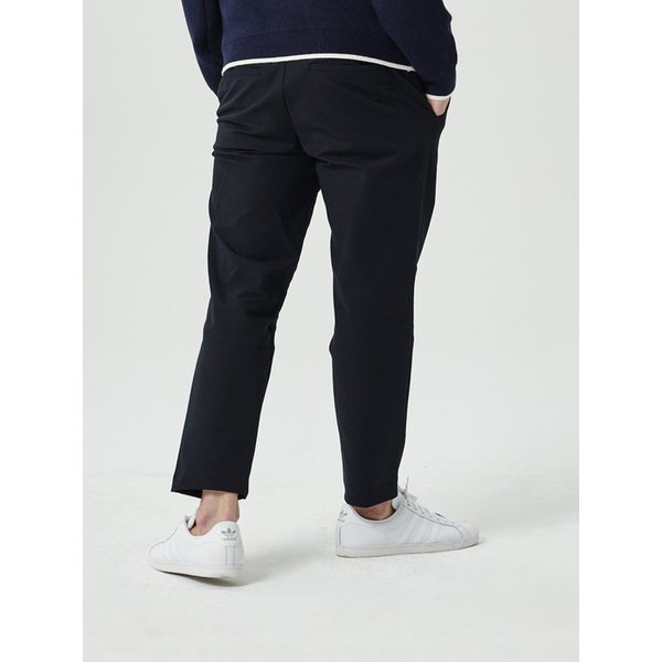 에이밍 베이직핏 스판 슬랙스 블랙