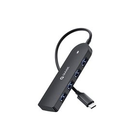 QUUGE USB-C 허브 4포트 USB3.0 슬림형 5Gbps 고속 전송 USB