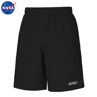 NASA 나사 남녀공용 우븐 반바지 5부 반바지 N-055PBK 남자 여성 빅사이즈 트레이닝팬츠 운동복 츄리닝 하프팬츠 밴딩바지 여름바지