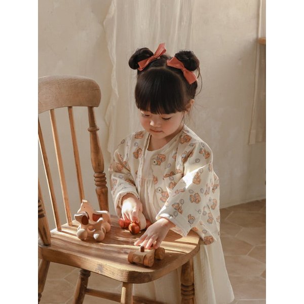 함께 놀러가요 - 4color 유아 코튼 자켓