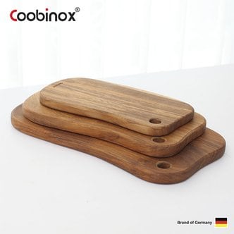  [Coobinox] 쿠비녹스 티크 디자인 통원목 도마 S CO-90-11