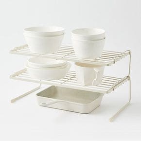 SOK 마일드 2단 정리랙 L 거치대 정리함 정리대[33854178]