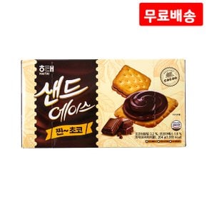 샌드에이스 찐초코 204g X 3 대용량 해태 초콜릿 샌드 쿠키