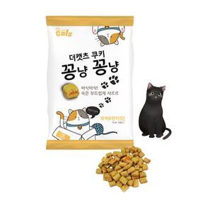 캣 쿠키 북어연어맛 고양이영양간식 겉바속촉 100g X ( 4매입 )