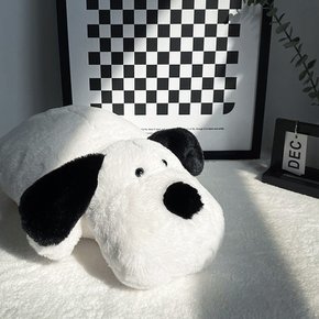 바둑이 강아지인형 50cm 동물 애착인형 낮잠베개 쿠션