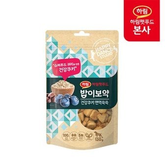 하림펫푸드 [행사코드] 밥이보약 DOG 건강쿠키 면역쑥쑥 120g