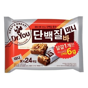  무료배송 오리온 닥터유 단백질바 미니 337.5g x 2개