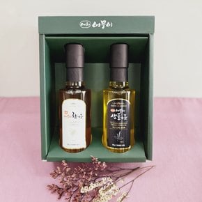 어무이 특선 3호 세트 (참기름180ml+ 생들기름180ml)