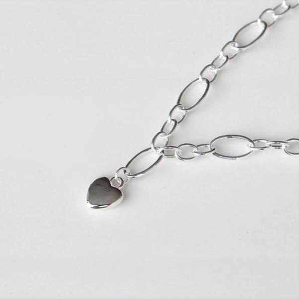 Silver925 Soft 은팔찌 heart bracelet