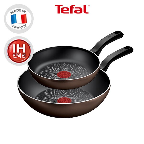 (25년신상)테팔 인덕션 라이트쿡 2종(팬22+웍28)