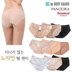 남영비비안 판도라外 티나지 않는 여성 노라인 헴팬티1종 (90~105)..[29777640]