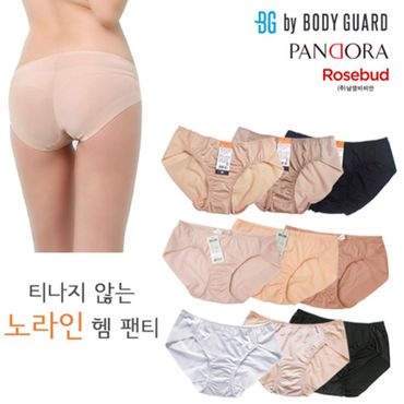 보디가드 남영비비안 판도라外 티나지 않는 여성 노라인 헴팬티1종 (90~105)..[29777640]