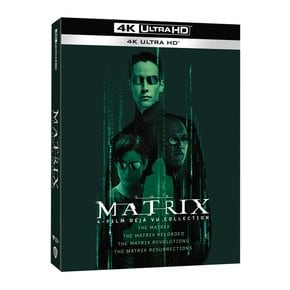 BLU-RAY DISC - 매트릭스 4필름 콜렉션 4K UHD 슬립케이스 THE MATRIX 4-FLIM DEJA VU COLLECTIO