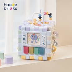 하베브릭스 [25년 푸른뱀 에디션] 국민육아템 6in1 변신큐브 감각발달 터미타임 아기장난감