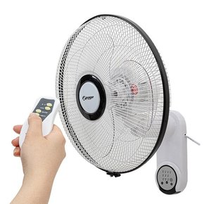40cm 벽걸이 3단 리모컨 선풍기 KEF-16WR/3엽날개/심플디자인/3단바람모드