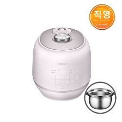 쿠첸 121플러스밥솥 10인용 올스테인레스 IH전기압력밥솥 CRT-RPS1071BW 블러썸화이트