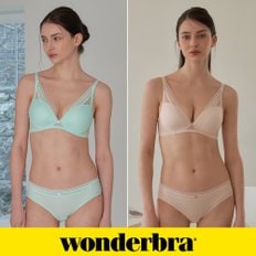 [Wonderbra] 딥브이 브라팬티 4종세트 택 1
