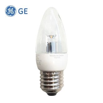 텐바이텐 GE 미니크립톤형 촛대구 LED 캔들램프 4.5W 전구색E26