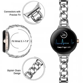 [NINKI] Google Pixel Watch2 (2023)  Pixel Watch Compatible 2 적응 스테인리스 밴드 (2022)용