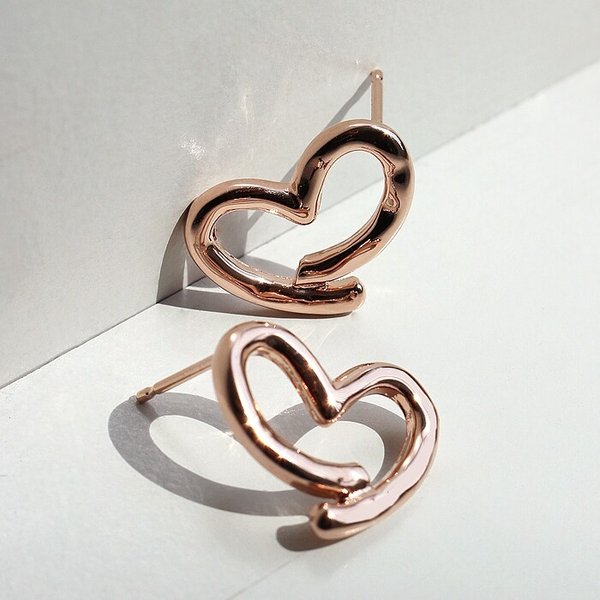 14k G.F 마티스 하트 귀걸이 EA3073