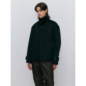 Short mac coat (black)