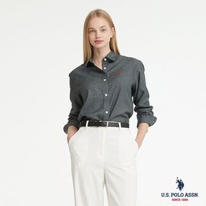 [U.S. POLO ASSN.] 코튼 클래식 셔츠 여성