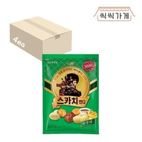 롯데 스카치 캔디 1553g x 4ea 한박스